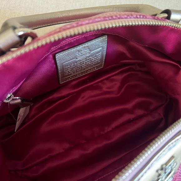 NEW w/tags Coach Madison Sophia Pink Floral Bag - Picture 7 of 13